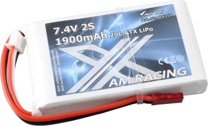 Actual product image Amewi RC battery ATX4 / ATX6 (7.40 V, 1900 mAh)