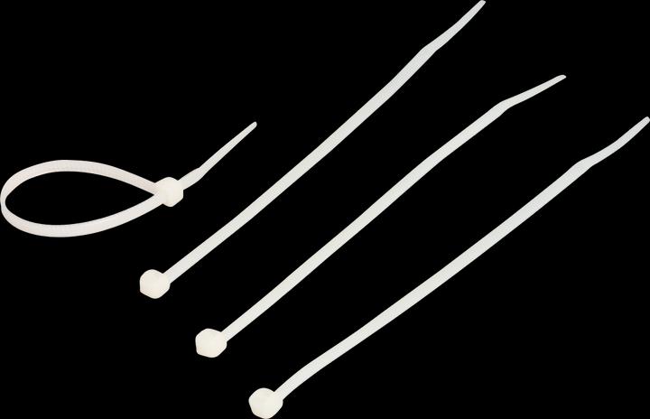 Actual product image Profec Kabelbündelband Nylon 6.6 450 mm Natur 8 mm 100 Stück (45 cm)