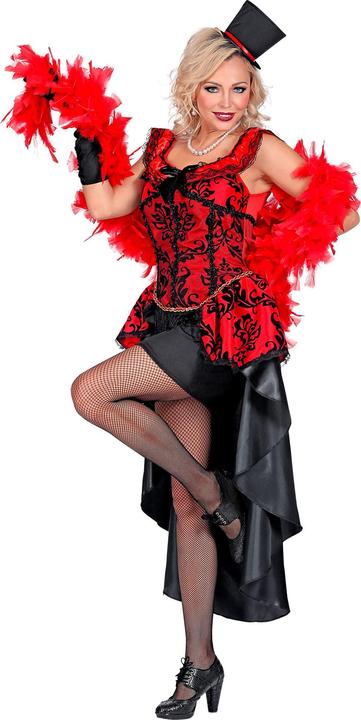 Produktbild Widmann Damen Burlesque Kostüm mit Kleid, Handschuhe (L)