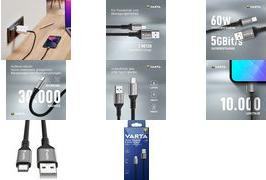 Produktbild Varta Speed Charge & Sync Cable USB A to USB Type C (2 m, USB 3.2 Gen 1)