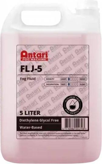 Antari FLJ5 Fluide fumigène à faible densité (Liquide de brouillard)