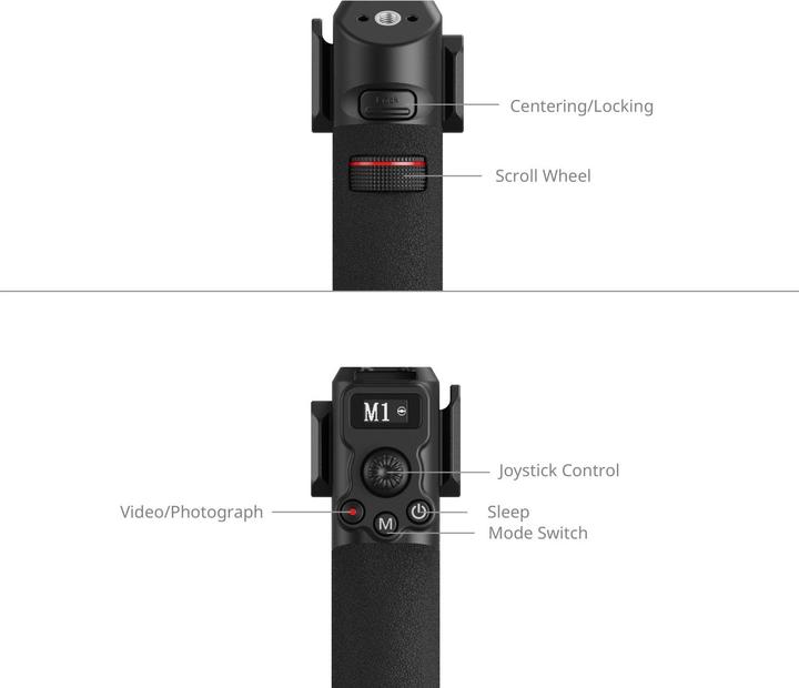 Actual product image SmallRig 4327 Focus Control Dual Grip for DJI RS Series (Gimbal handle)