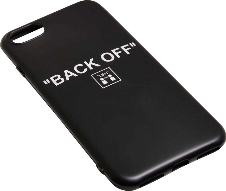 Actual product image Mister Tee Back Off I Phone 6/7/8 Phone Case Set (Apple iPhone 7, Apple iPhone 6, Apple iPhone 8)