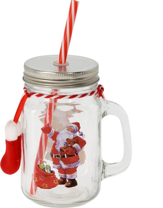 Immagine prodotto Bicchiere natalizio con manico 450ml, 12 pezzi. (0.45 l, 12 x)