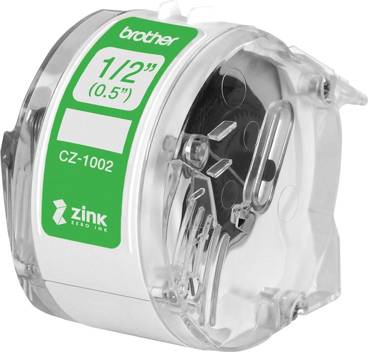 Produktbild Brother CZ-1002 Etikettenrolle (1.20 cm, Weiss)