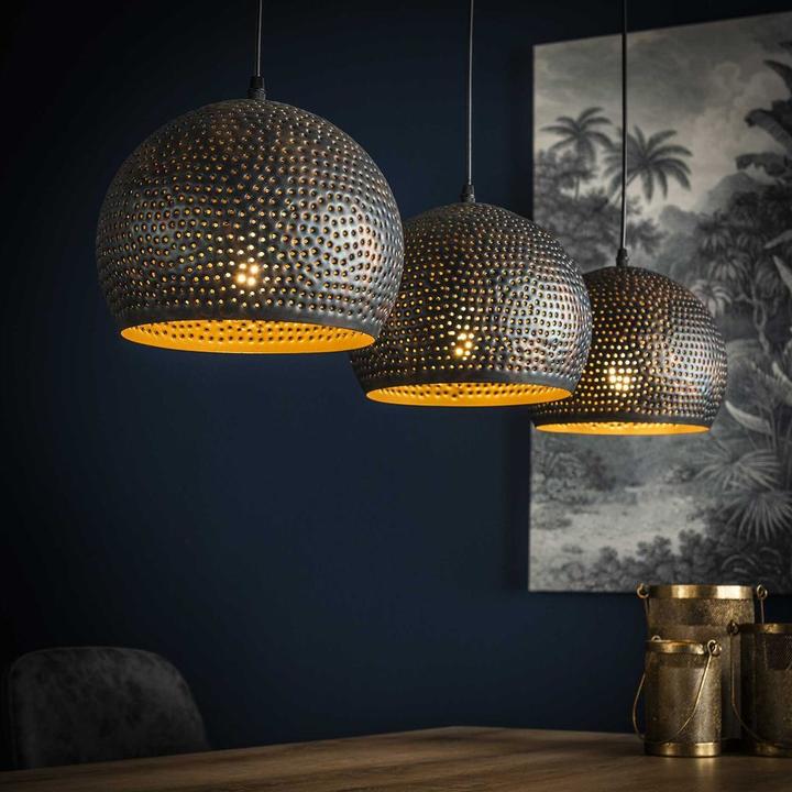 Produktbild famlights Hanni in Schwarz 3xE27 (E27)