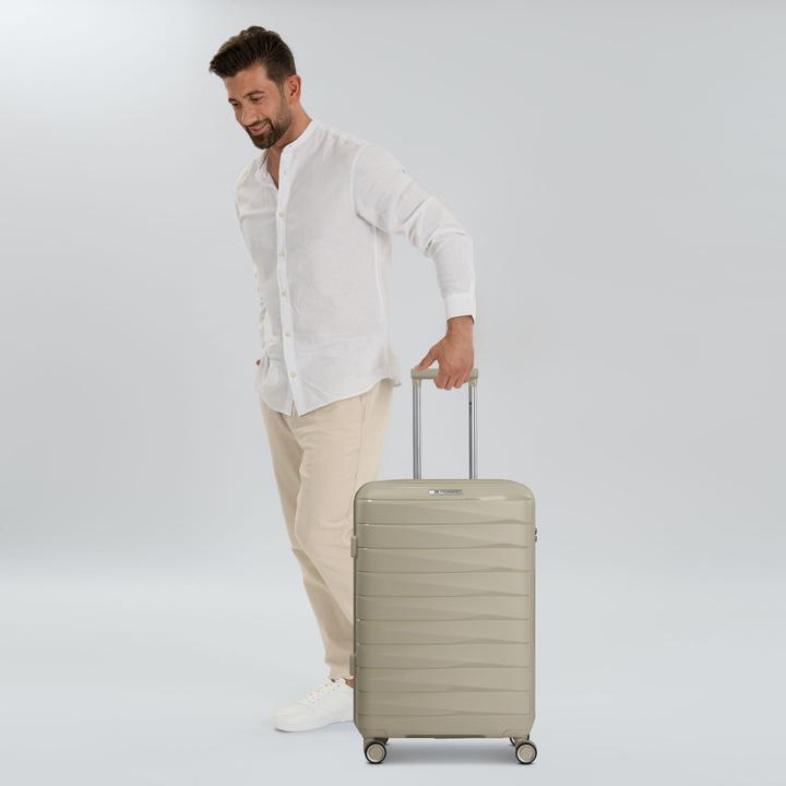Actual product image Franky London 4-wheel trolley M 42 cm with expansion fold (59 l, M (50 - 90l))