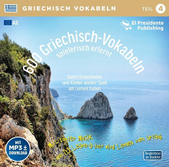 Immagine prodotto 600 Griechisch-Vokabeln spielerisch erlernt - Teil 4 (Greco, Tedesco, Gabriela Florian, Nikolaos Tsavdaris, Horst Florian, 2021)