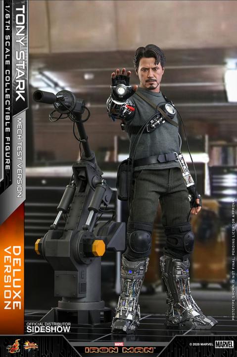 Produktbild Hot Toys Iron Man "Tony Stark - Mech Test - DLX Version" 1/6 Movie Masterpiece Actionfigur