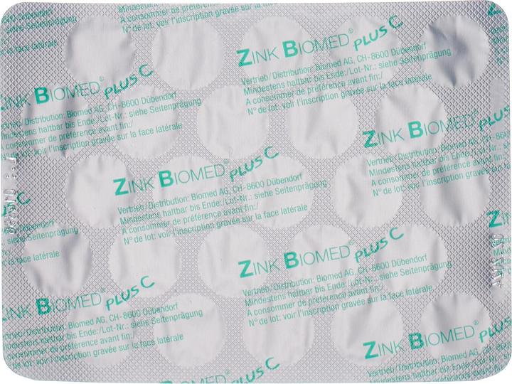 Produktbild Biomed Zink plus C (1 Stück, Tabletten, 40 g)