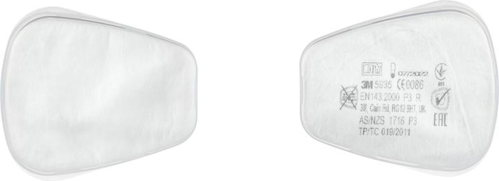 Immagine prodotto 3M Filtro antiparticolato per le serie 6000 e 6500 (Filtro di ricambio per respiratore)