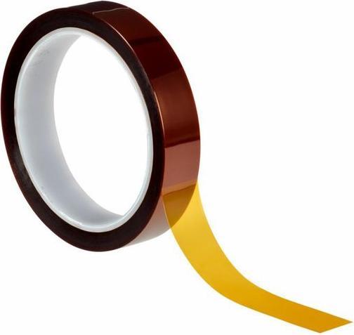 Actual product image 3M High-temperature polyimide adhesive tape - Yellow - Masking - Polyimide - Chemical resistant - Heat (12.70 mm)