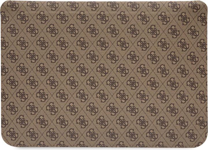 Guess PU 4G Printed Stripes Computer Sleeve 13/14 - brown (14")