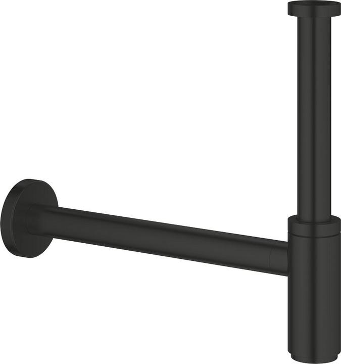 Grohe Odour trap 1 1/4 inch for washbasin, matt black (Bottle siphon, 1 1/4")