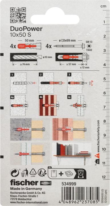 Produktbild Fischer Duopower (4 Stk.)