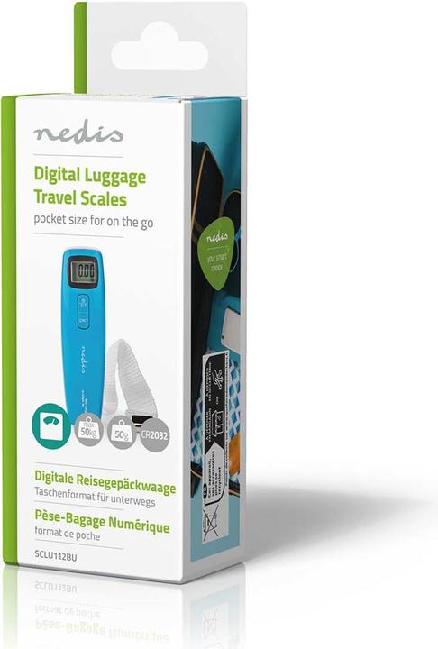 Actual product image Nedis Digital luggage scale | 50 kg | Tare function (Luggage scale)