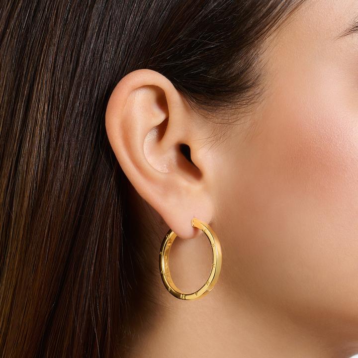Produktbild Thomas Sabo Creolen Gross Gold (925 Sterlingsilber, 750 Gelbgold Vergoldung)