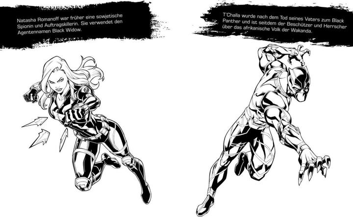 Actual product image MARVEL: Colouring fun with window stickers