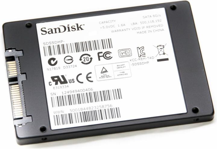 Actual product image SanDisk SSD Plus (480 GB, 2.5")
