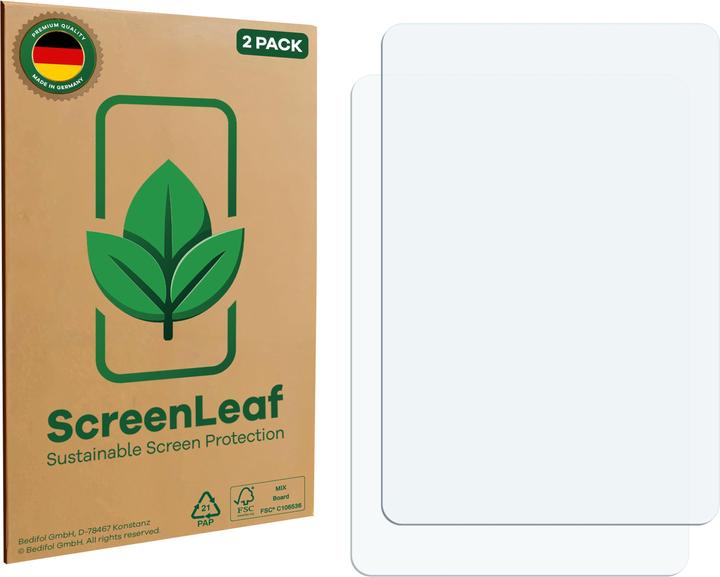 Produktbild ScreenLeaf Schutzfolie nachhaltiger Displayschutz Display Schutz Folie Klar Transparent