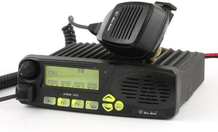 Actual product image Midland VHF taxi radio Alan HM135 without microphone, with 5 tones for TAXI, 135-174 MHz Code G934