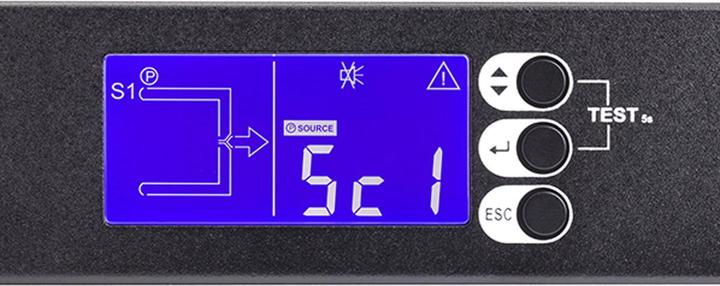 Actual product image Eaton Rack ATS 16A/230V (2)C20 in (8)C1