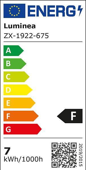 Energie-Label Luminea 6er-Set LED-Spotlights (GU10, 7 W, 540 lm, 6 x, F)