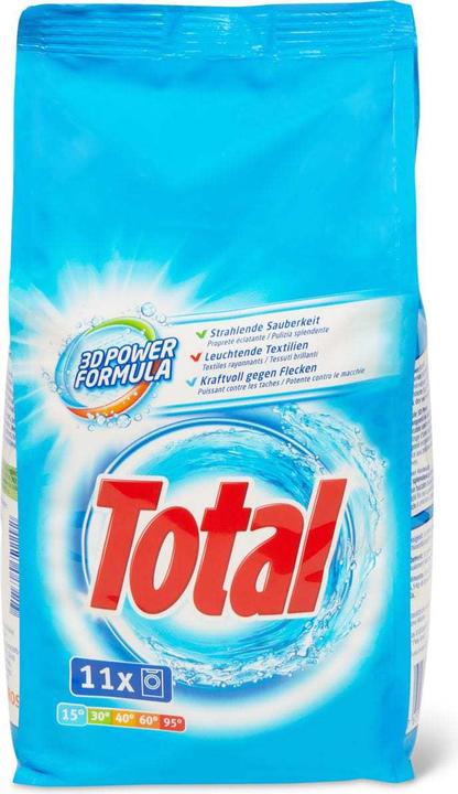 Produktbild Total 30 Vollwaschmittel Kleinpackung (11 Waschgänge, Pulver)