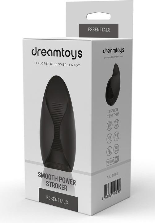 Actual product image Dreamtoys Dream Toys Essentials Masturbator Black 13 cm