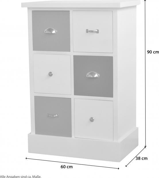 Actual product image Möbel Direkt Online Silka (60 x 38 x 90 cm)