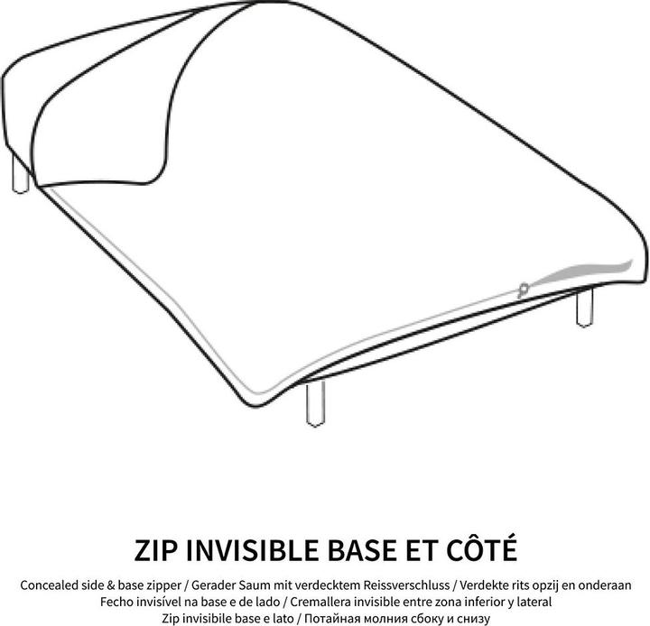 Produktbild La Redoute Interieurs Duvetbezug Scénario mit Reissverschluss (Duvetbezug, 135 x 200 cm)