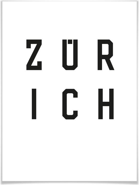 Immagine prodotto Trenddeko Tipografia Zurigo (30 x 40 cm)