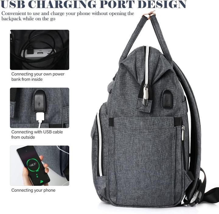 Image du produit Rjeu Rucksack mit Laptopfach & USB-Anschluss (20 l)