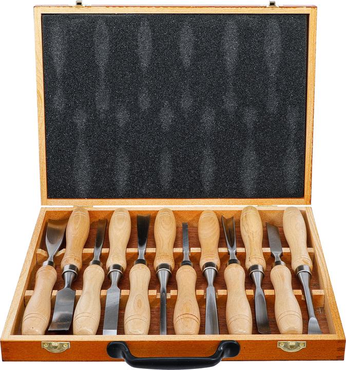 Produktbild BGS Schnitzwerkzeug-Satz 12-tlg. (12 mm)