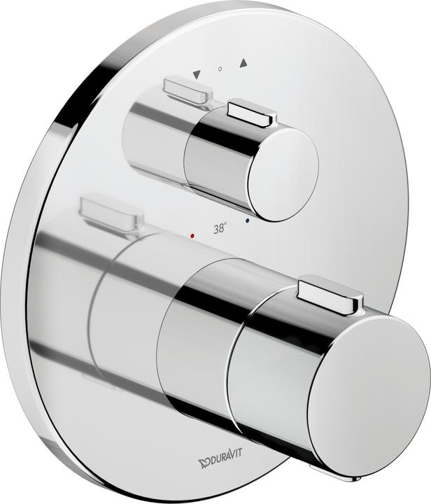 Produktbild Duravit Thermostatarmatur, Thermostat Unterputz, 2 Verbraucher, Rund, TH42000140