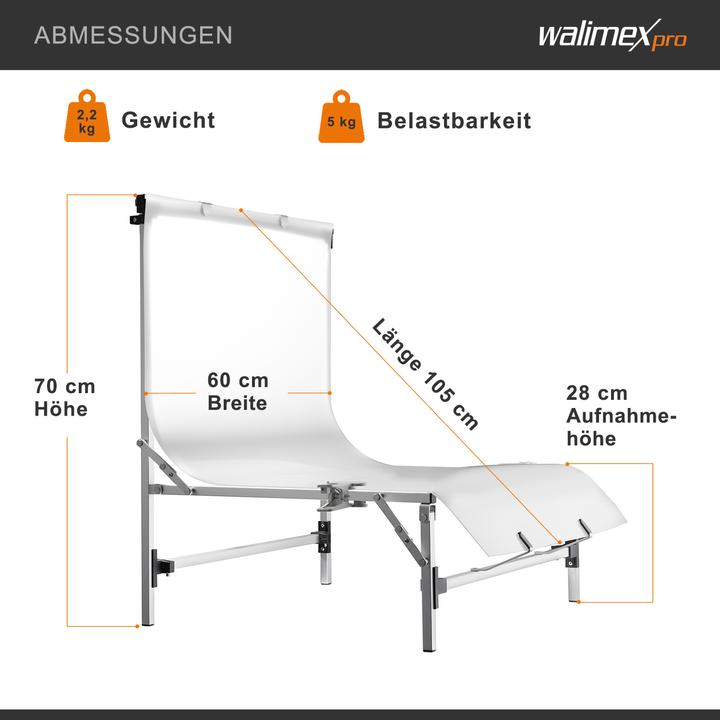 Image du produit Walimex Table d'enregistrement Tavola (60 cm, 0 cm)