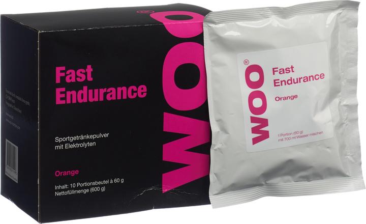 Image du produit Woo Fast Endurance 10X portions à 60g (Orange, 1 x)