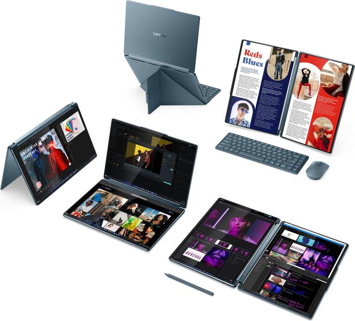 Produktbild Lenovo Yoga Book 9 (14", Intel Core Ultra 7 255H, 32 GB, 1000 GB, DE)