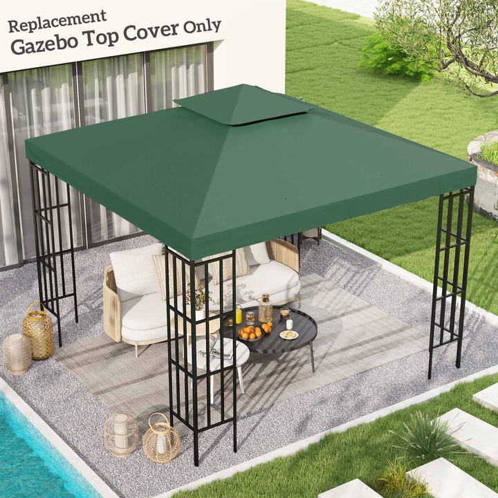 Produktbild Outsunny Ersatzdach für Metallpavillon (300 cm, 300 cm)