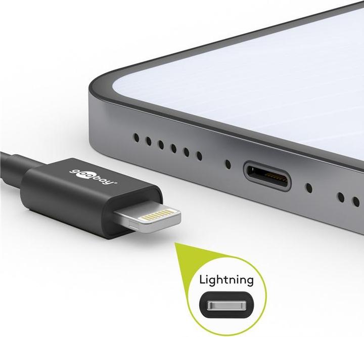 Immagine prodotto Goobay Cavo Lightning - USB-C (2 m, USB 2.0)