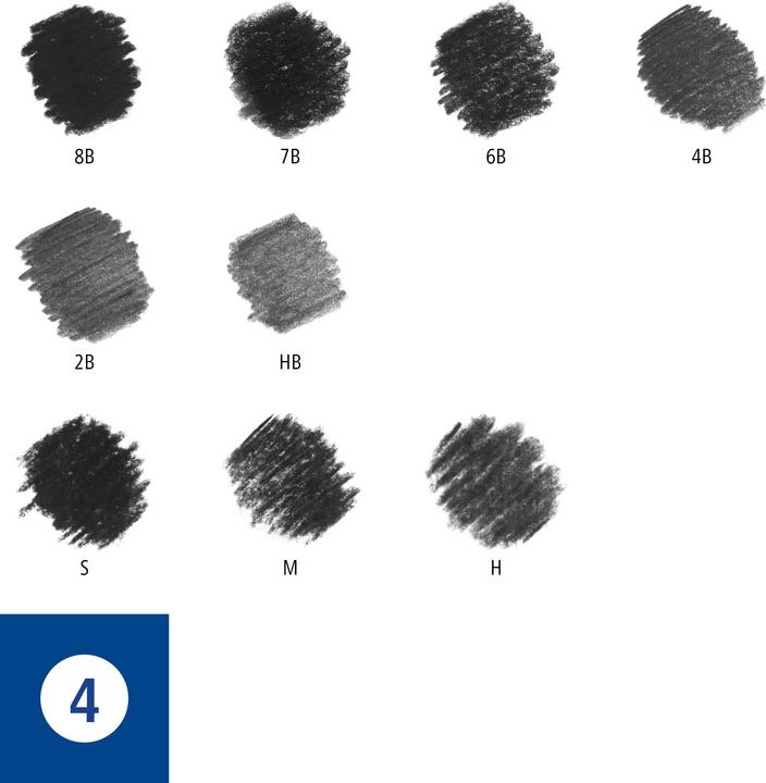 Actual product image Staedtler Mars Lumograph charcoal 100C Charcoal pencils (4.50 mm, M, 9 x)