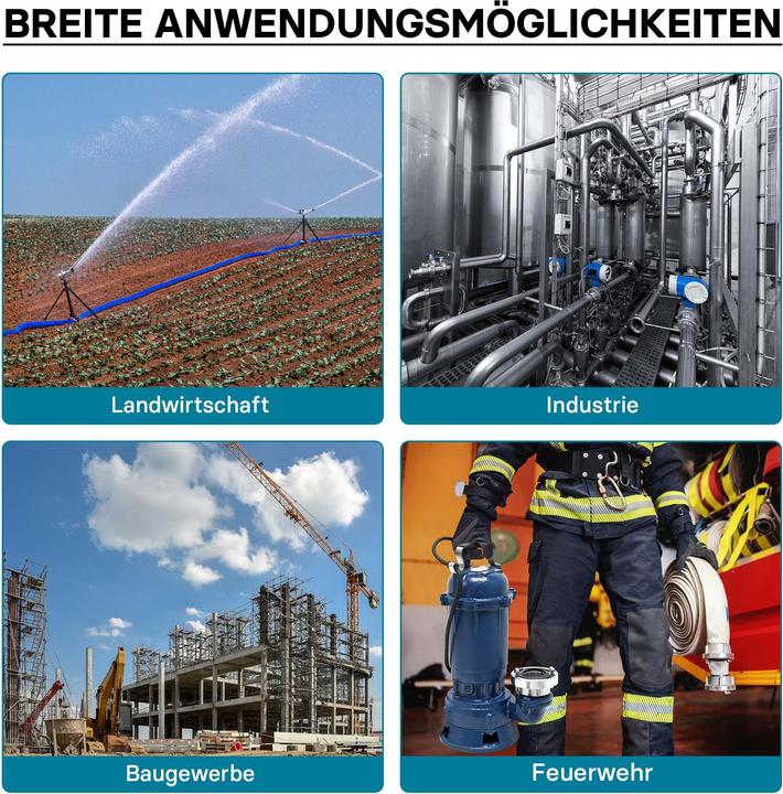 Produktbild Wiltec Storz Kupplungsschlüssel A 110 B 75 C 52 Schlüssel Feuerwehr Schlauch