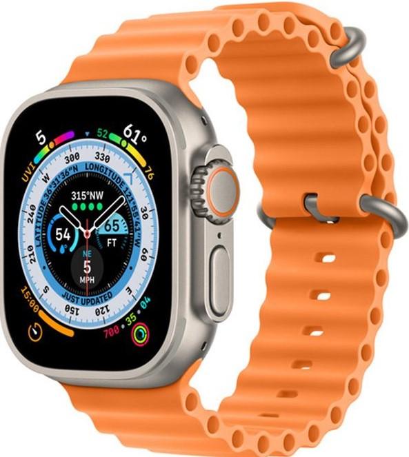 Produktbild PhoneLook Gummi Silikon Armband gewellt Ultra 49 mm (49 mm, Gummi / Silikon)