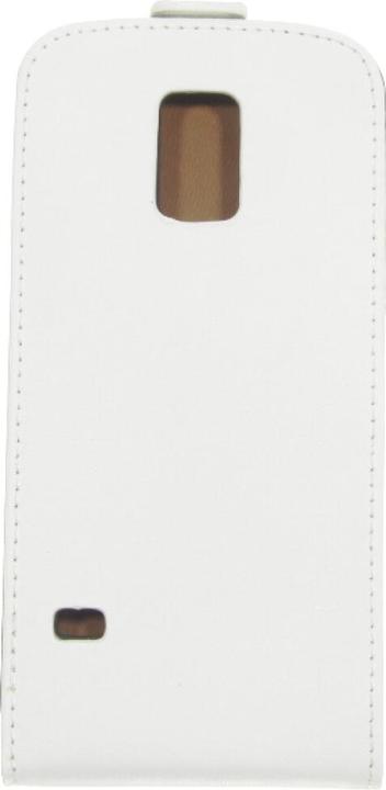Actual product image OEM Slim Leather Flip Case Galaxy S5 mini - White (Samsung Galaxy S5 Mini)