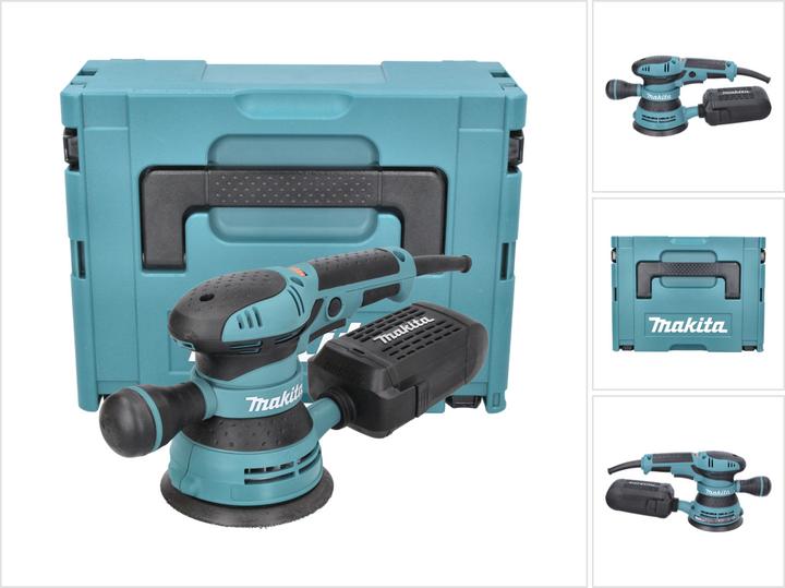 Image du produit Makita BO 5041 J Ponceuse excentrique 300 watts 125 mm + Makpac (Ponceuse excentrique, 300 W)