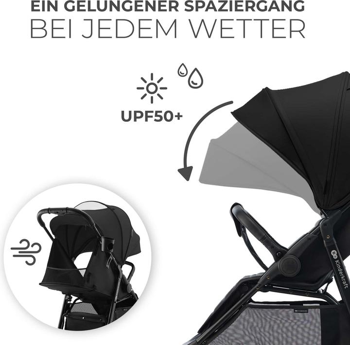 Actual product image KinderKraft Baby Stroller RINE CLASSIC BLACK