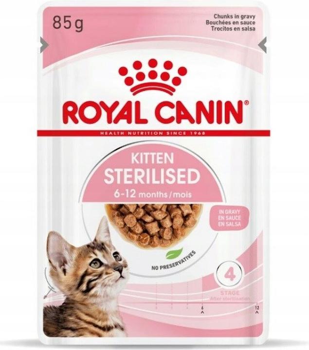 Immagine prodotto Royal Canin Pane sterilizzato 12x85g (Cucciolo + gattino, 1 pz., 1020 g)