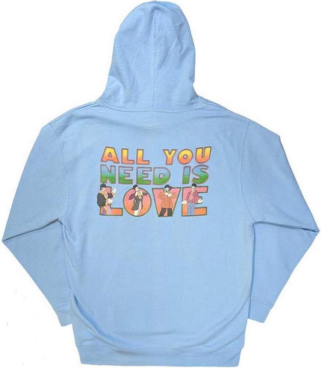 Produktbild The Beatles All You Need Is Love Kapuzenpullover Rückseitiger Aufdruck (L)