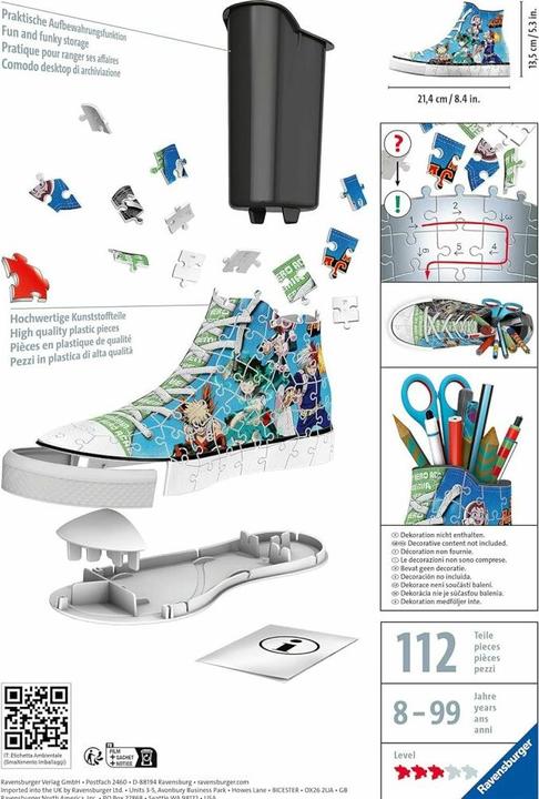 Immagine prodotto Ravensburger Sneaker My Hero Academia (108 pezzi)