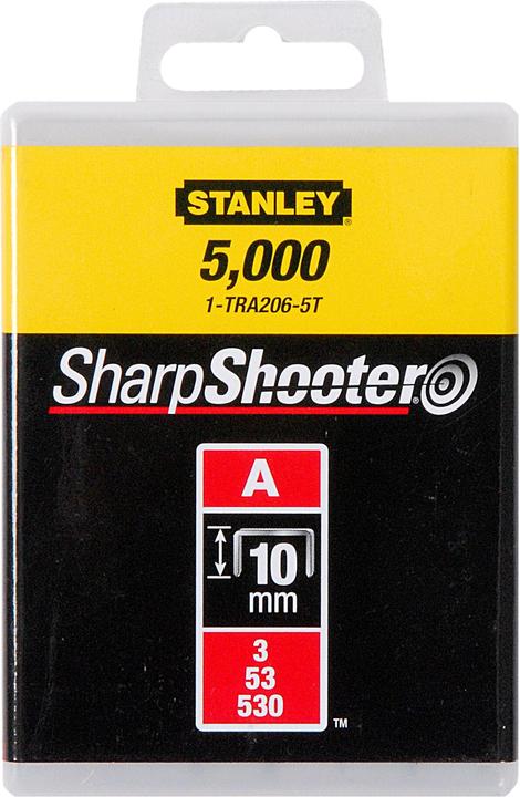 Immagine prodotto Stanley Graffette tipo A (10 mm, graffette in filo tondo per pinzatrice elettrica e manuale tipo A) 5000